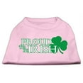 thumbnail image 1 of Mirage Pet Products  Proud to be Irish Screen Print Shirt Light Pink XXXL - 20, 1 of 1