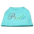 thumbnail image 1 of Mirage Pet Products  Rainbow Pride Rhinestone Shirts Aqua XXL - 18, 1 of 1