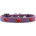 thumbnail image 1 of Dog, Puppy  Pet Widget Fashion Collar, "Red Glitter Lips", 1 of 9
