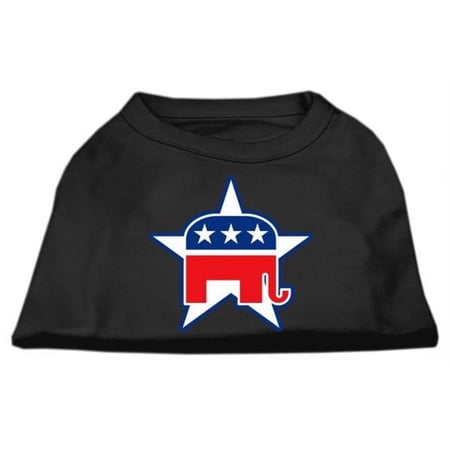 Mirage Pet Products Republican Screen Print Shirts Black XS - 8
