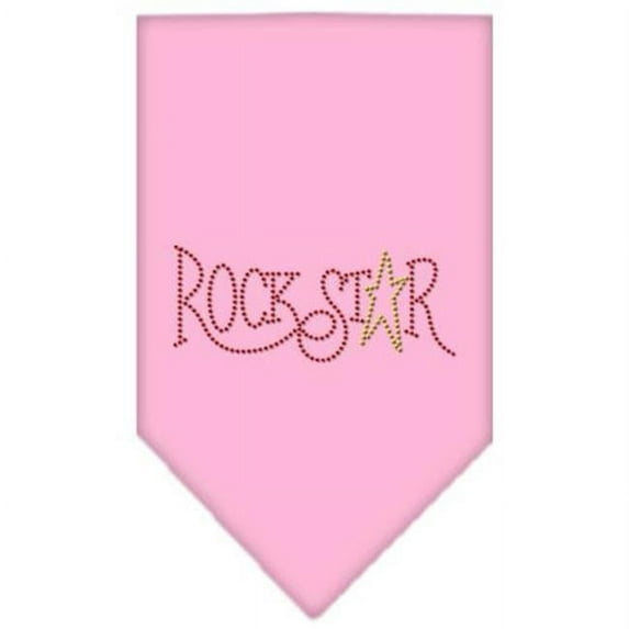 Mirage Pet Products Rock Star Rhinestone Bandana Light Pink Small