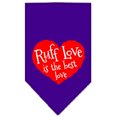 thumbnail image 1 of Mirage Pet Products Ruff Love Screen Print Bandana for Pets, 1 of 2