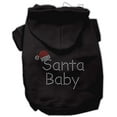 thumbnail image 1 of Christmas Pet, Dog  Cat Hoodie Rhinestone, "Santa Baby", 1 of 6