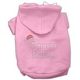 thumbnail image 1 of Christmas Pet, Dog  Cat Hoodie Rhinestone, "Santa Baby", 1 of 5
