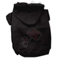 thumbnail image 1 of Christmas Pet, Dog  Cat Hoodie Rhinestone, "Santa, Please Stop Here", 1 of 5