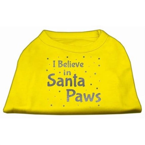 Mirage Pet Products Screenprint Santa Paws Pet Shirt Yellow XXXL - 20