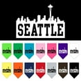 thumbnail image 1 of Pet and Dog Bandana Screen Printed, "Seattle Skyline", 1 of 10