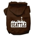 thumbnail image 1 of Pet Dog  Cat Hoodie Screen Printed, "Seattle Skyline", 1 of 11