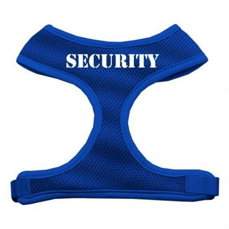 Mirage Pet Products Security Design Soft Mesh Harnesses Blue Medium