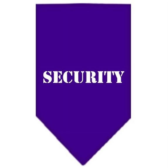 Mirage Pet Products Security Screen Print Bandana Purple Small