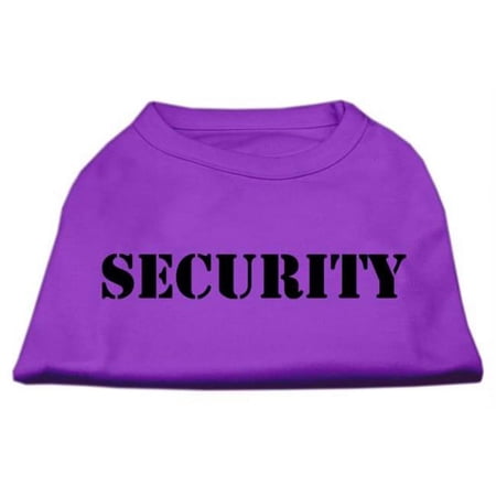 Mirage Pet Products Security Screen Print Shirts Purple with white text XXL - 18