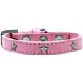 thumbnail image 1 of Dog, Puppy  Pet Widget Fashion Collar, "Silver Star", 1 of 8
