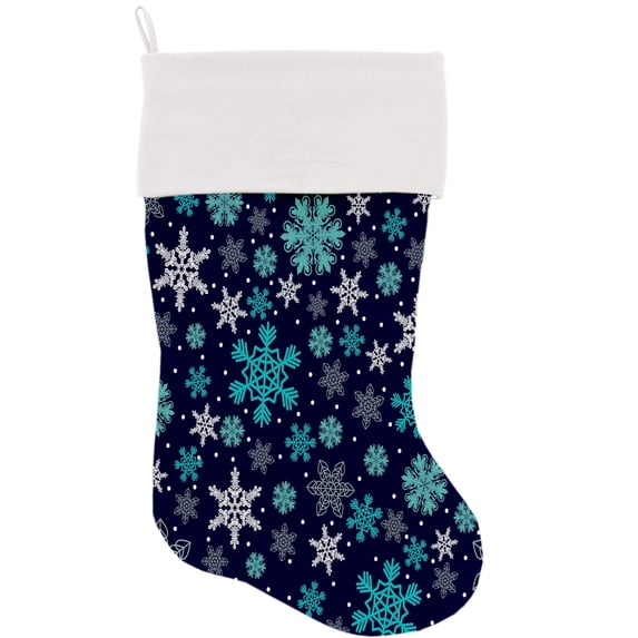 Mirage Pet Products Snowflake Blues Christmas Stocking