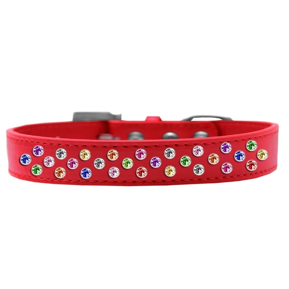 Dog, Puppy Pet Fashion Collar, "Confetti Crystal Rimsets Sprinkles"