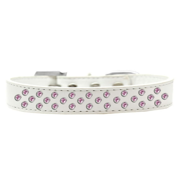 Dog, Puppy Pet Fashion Collar, "Light Pink Crystal Sprinkles"