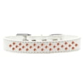 thumbnail image 1 of Dog, Puppy  Pet Fashion Collar, "Orange Crystal Sprinkles", 1 of 4