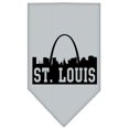 thumbnail image 1 of Mirage Pet Products  St Louis Skyline Screen Print Bandana Grey Large, 1 of 1