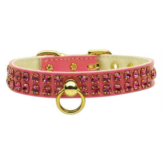 Mirage Pet Products Swank Pink with Pink Stones 12