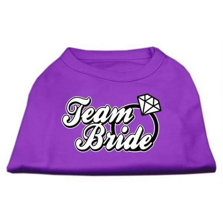 Mirage Pet Products Team Bride Screen Print Shirt Purple XS - 8