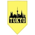 thumbnail image 1 of Mirage Pet Products  Tokyo Skyline Screen Print Bandana Yellow Small, 1 of 1