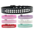 thumbnail image 1 of Dog, Puppy  Pet Fashion Collar, "Two Row Pearl Rimsets", 1 of 9