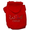 thumbnail image 1 of Mirage Pet Products  Wild Child Rhinestone Hoodies Red XS - 8, 1 of 1