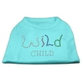 thumbnail image 1 of Mirage Pet Products  Wild Child Rhinestone Shirts Aqua M - 12, 1 of 1