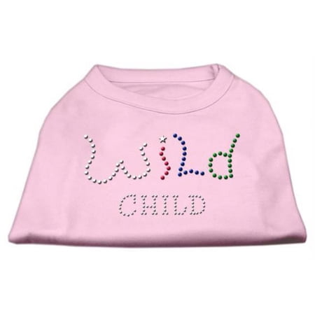 Mirage Pet Products Wild Child Rhinestone Shirts Light Pink M - 12