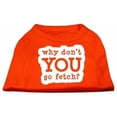 thumbnail image 1 of Mirage Pet Products  You Go Fetch Screen Print Shirt Orange Lg - 14, 1 of 1