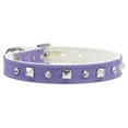 thumbnail image 1 of Mirage Pet Products  in. Just the Basics in. Crystal and Pyramid Collars Purple 14, 1 of 1