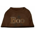 thumbnail image 1 of Mirage Pet Products52-89 MDBR Boo Rhinestone Dog Shirt, Brown - Medium, 1 of 2