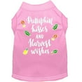 thumbnail image 1 of Mirage Pet  Pumpkin Kisses Screen Print Dog Shirt, Light Pink - Small, 1 of 1
