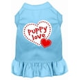 thumbnail image 1 of Mirage Pet  Puppy Love Screen Print Dress, Baby Blue - 2XL - Size 18, 1 of 1
