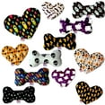 thumbnail image 1 of Mirage Pet Purple Bats 6 inch Stuffing Free Heart Dog Toy, 1 of 10