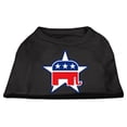 thumbnail image 1 of Mirage Pet Republican Screen Print Shirts Black XS, 1 of 2
