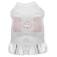 thumbnail image 1 of rhinestone canadian flag dress white med (12), 1 of 10