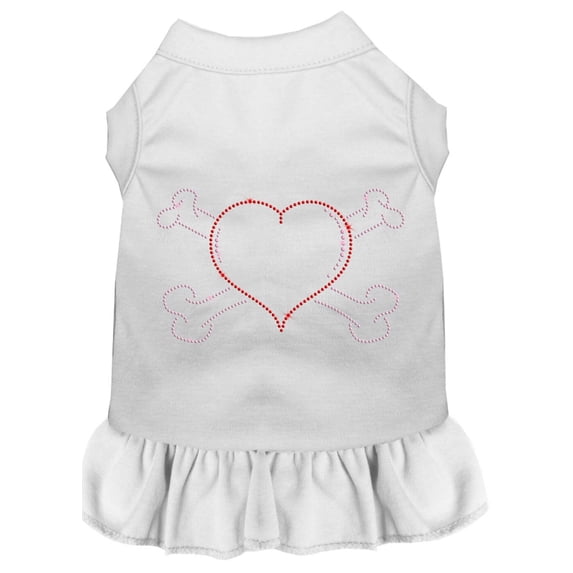 Rhinestone Heart and crossbones Dress