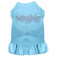 thumbnail image 1 of Christmas Pet Dog  Cat Dress Rhinestone, "Naughty But In A Nice Way", 1 of 10