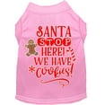 thumbnail image 1 of Christmas Pet Dog  Cat Shirt Screen Printed, "Santa, We Have Cookies", 1 of 11