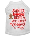 thumbnail image 1 of Christmas Pet Dog  Cat Shirt Screen Printed, "Santa, We Have Cookies", 1 of 11