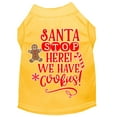 thumbnail image 1 of Christmas Pet Dog  Cat Shirt Screen Printed, "Santa, We Have Cookies", 1 of 11