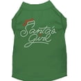thumbnail image 1 of Christmas Pet Dog  Cat Shirt Rhinestone, "Santa's Girl", 1 of 11