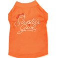 thumbnail image 1 of Mirage Pet  Santas Girl Rhinestone Dog Shirt, Orange - 2XL 18, 1 of 1