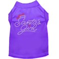 thumbnail image 1 of Mirage Pet  Santas Girl Rhinestone Dog Shirt, Purple - Med 12, 1 of 1