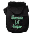 thumbnail image 1 of Mirage Pet  Santas Lil Helper Screen Print Pet Hoodies, Black - 2XL, 1 of 1