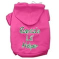 thumbnail image 1 of Mirage Pet  Santas Lil Helper Screen Print Pet Hoodies, Bright Pink - Extra Large, 1 of 1