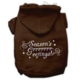thumbnail image 1 of Christmas Pet Dog  Cat Hoodie Screen Printed, "Season's Greetings", 1 of 10