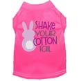 thumbnail image 1 of Mirage Pet Shake Your Cotton Tail Screen Print Dog Shirt Bright Pink Sm, 1 of 2