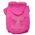 thumbnail image 1 of Christmas Pet Dog  Cat Hoodie Screen Printed, "Shimmer Christmas Tree", 1 of 11