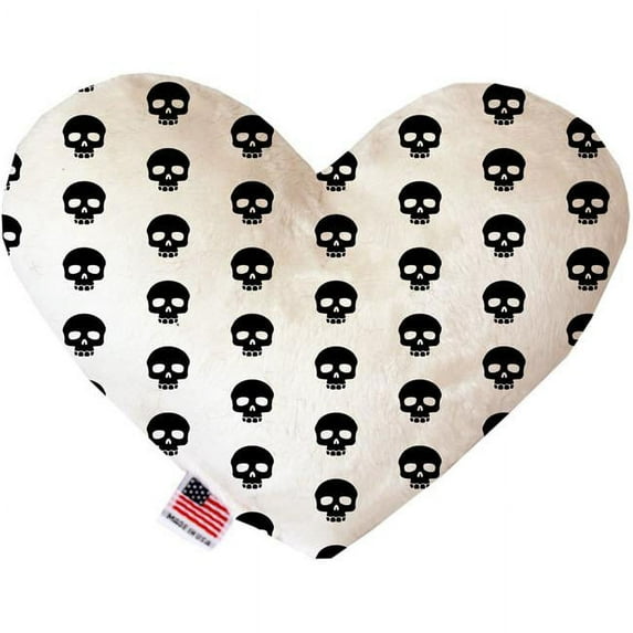 Mirage Pet Skulls 8 inch Canvas Heart Dog Toy